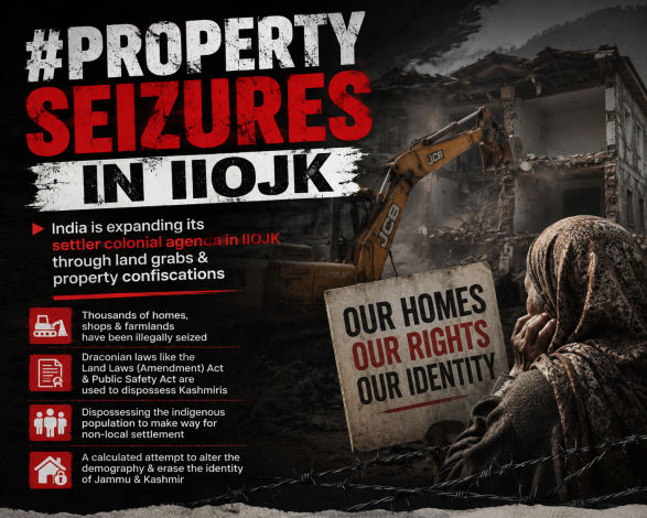 Kashmiri properties’ demolition, confiscation continue unabated across IIOJK