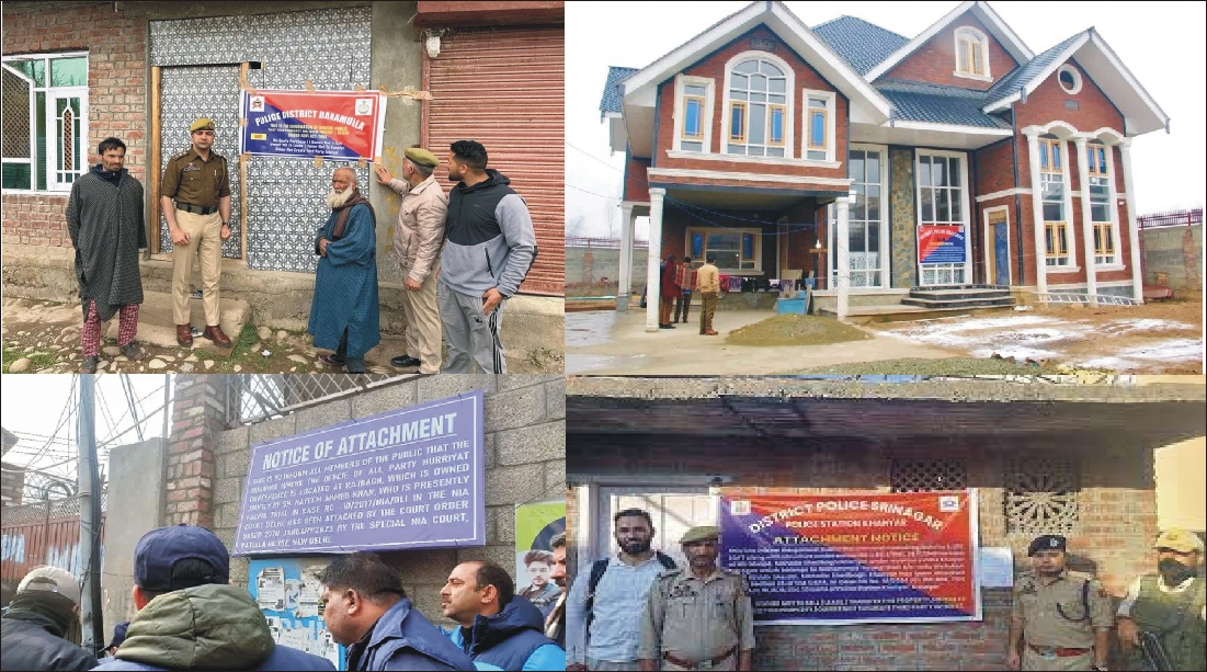 Properties seized, dozens detained in intensified IIOJK operations