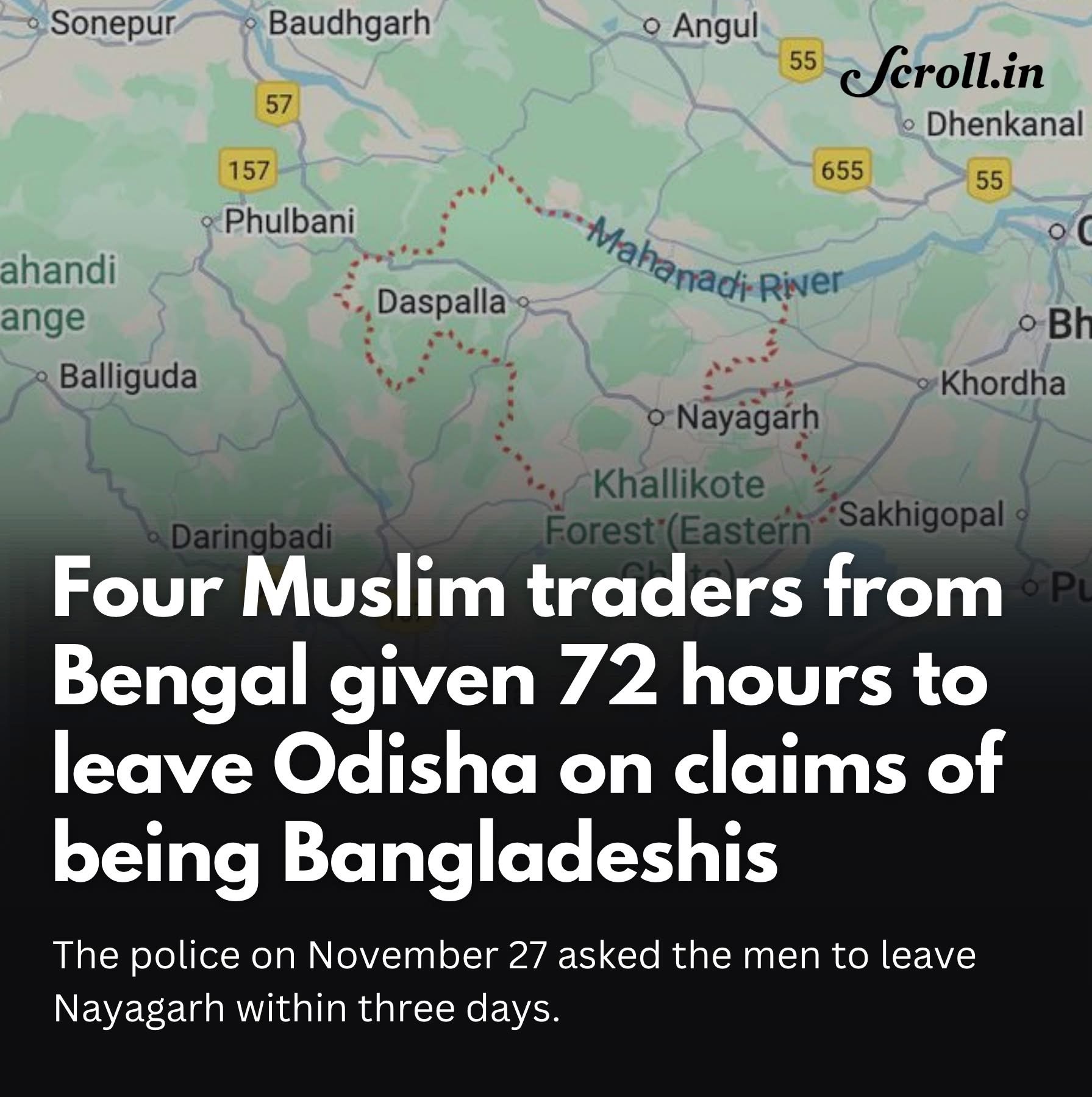 72 HOURS TO LEAVE: Odisha Village Targets Muslim Traders